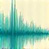 Microphone showing voice modulation waves